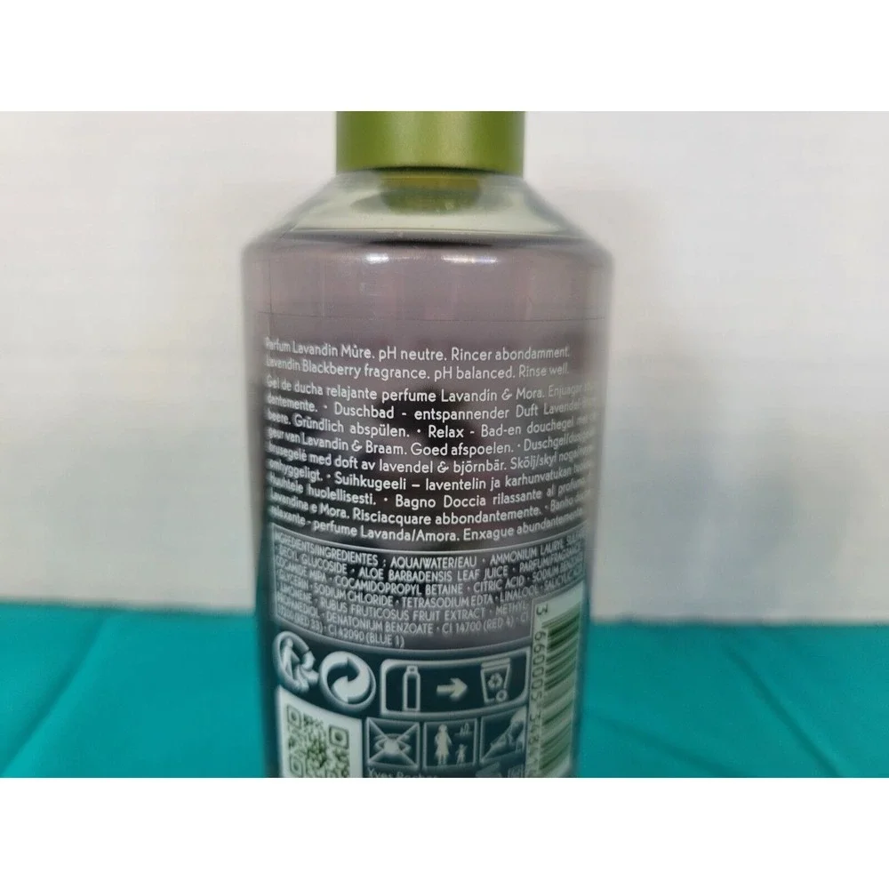 Yves Rocher‎ Lavandin Blackberry Relaxing Bath & Shower Gel 6.7 fl oz